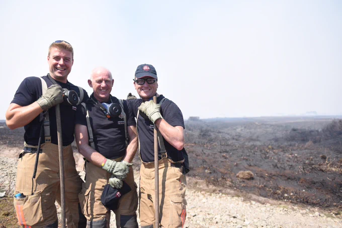 GMFRS firefighters at Tameside