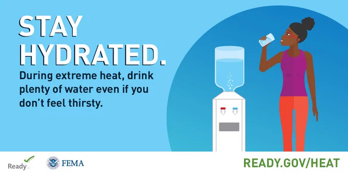 Stay hydrated