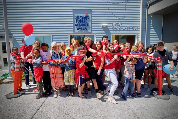 Summit Atlas Charter School Ribbon Cutting Aug.4