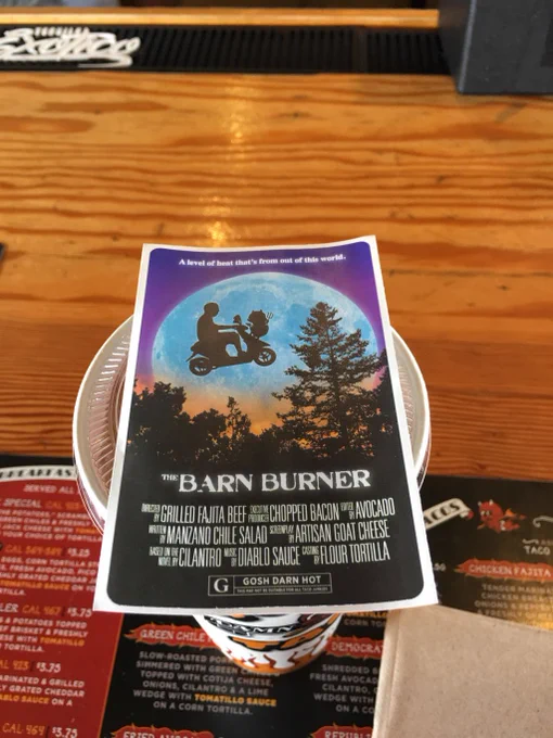 taco so hit they give you a sticker JUST for ordering it!