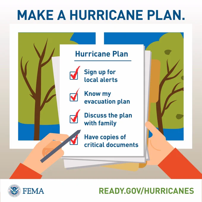 Make a hurricane plan