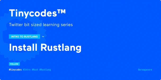 Tinycodes: Intro to Rustlang