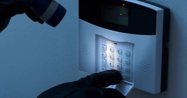 burglar alarm system deactivation attempts