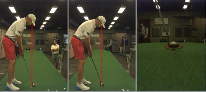 Trey Mullinax in putting lab