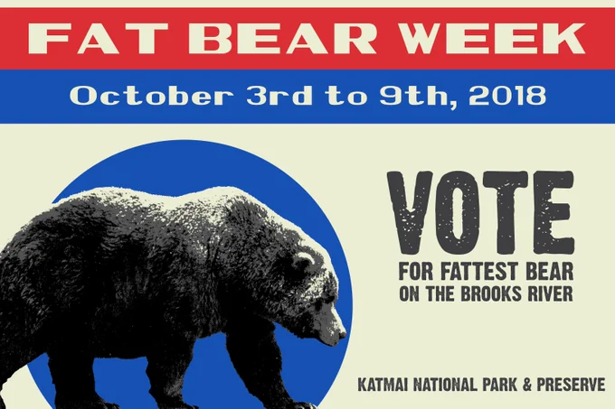 Graphic for Fat Bear Week 2018