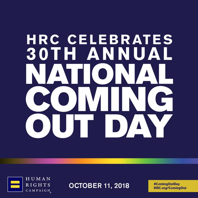 Happy National Coming Out Day