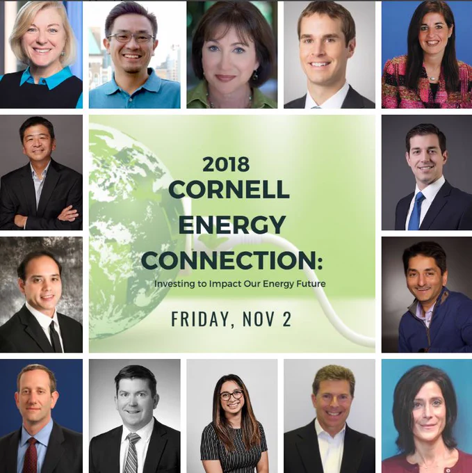 2018 cornell energy connection: investing to impact our energy future. Friday November 2