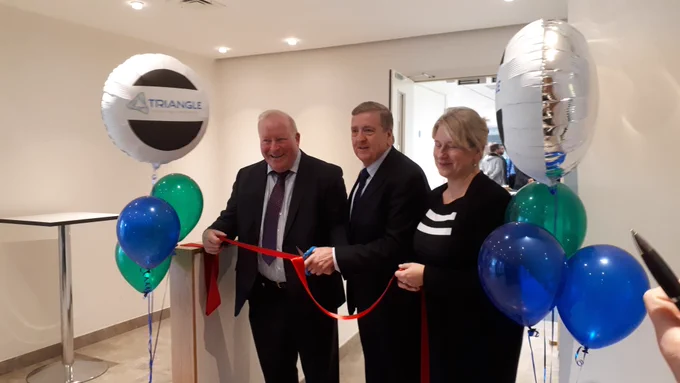 Minister @PatBreen1 visited @TriangleCS this morning, who have announced the acquisition of Kerna Communications and the creation of 20 new jobs in its managed services division.