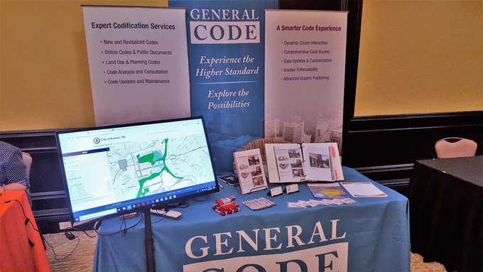 General Code's exhibit booth at #APABiState18