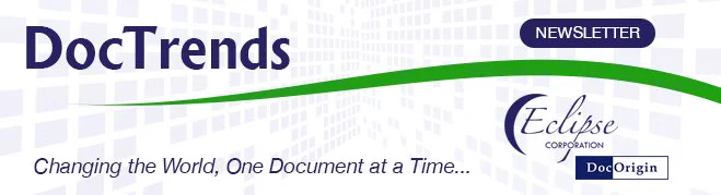 Eclipse Newsletter header with logo and says Changing the World, One Document at a time.