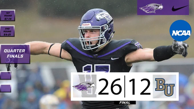 Bailey Breunig of the UW-Whitewater football team.