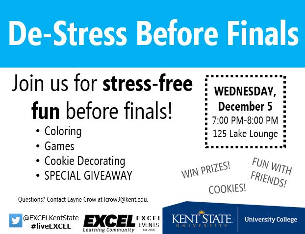 De-Stress Flyer 12/5/18 EXCEL