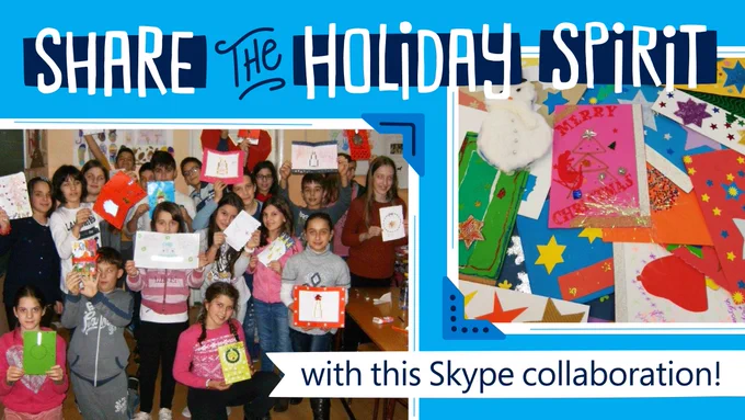 Share the holiday spirit with this Skype collaboration! 