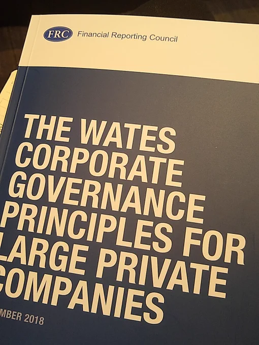 picture of the wates corporate governance principles