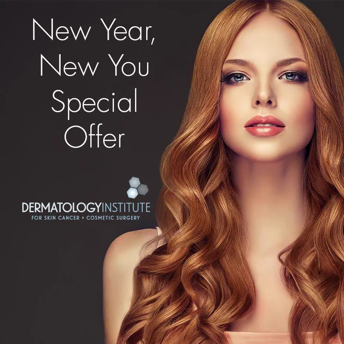 New Year, New You! Kick off 2019 by saving $50 on one treatment listed here: 
-Laser Genesis
-Total Units,One Area Botox/Dysport
-Benign Lesion Laser Removal
-One Syringe of Filler
-Laser Hair Removal Package
-One Spider Vein Treatment
-RF-Microneedling
-ExcelV Treatments

*Limit one per person. No cash value. Expires 3/31/19