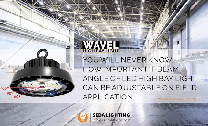 YOU WILL NEVER KNOW HOW IMPORTANT IF BEAM ANGLE OF LED HIGH BAY LIGHT CAN BE ADJUSTABLE ON FIELD APPLICATION