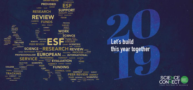 From the European Science Foundation we send you our best wishes for 2019 and wish you a great start of the new year.