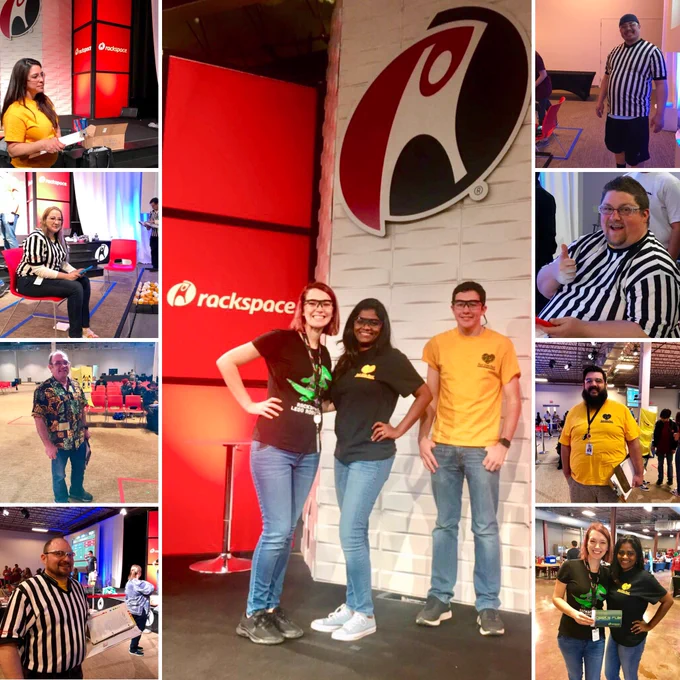 #rackgivesback employee volunteers #fuelthemission by donating their time to support FIRST teams and events in Texas.