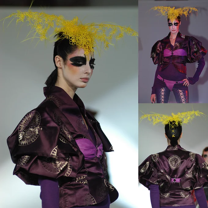 Model by Jason & India Miller at 'A Celebration of British Hairdressing' @fellowshiphair industry event 2003