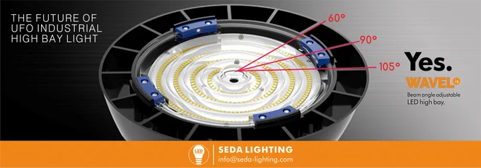 WAVEL beam angle adjustable LED high bay light will be the future of UFO LED industrial lights: www.seda-lighting.com for more details.
#sedalighting #beamangleadjustable #led #highbaylight