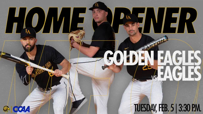 Three baseball players pose with bats and gloves