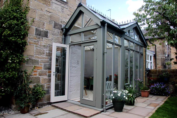 Small and neat conservatory