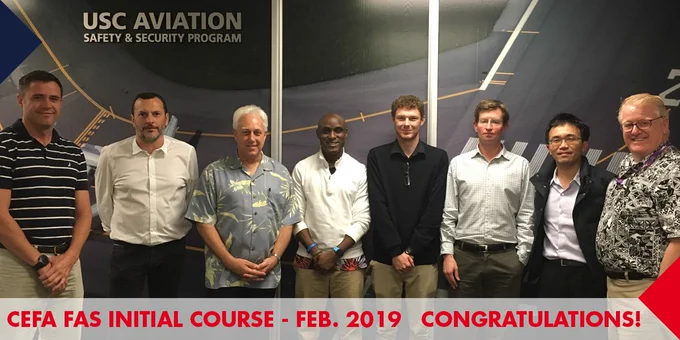 The participants of the Flight Data Animation training organized by CEFA Aviation at USC in Los Angeles #AviationTraining