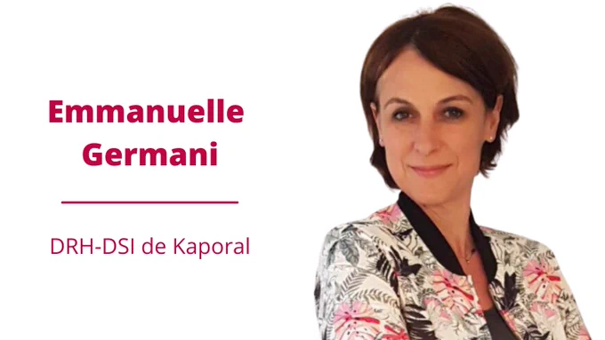 Portrait d'Emmanuelle Germani, directrice des ressources humaines et directrice des systèmes d'information de Kaporal