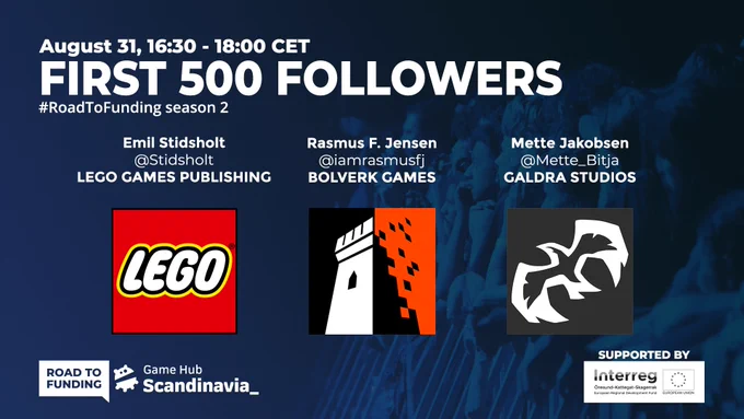 https://gamehubscandinavia.dk/event/road-to-funding-first-500-followers/