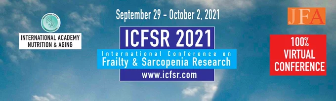 Plan to attend this exciting virtual meeting on Frailty and Sarcopenia