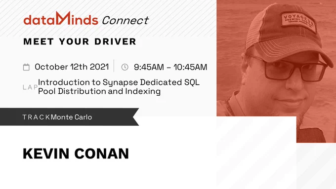 Kevin Conan will present at #dataMindsConnect on Tuesday October 11th in Mechelen, Belgium.
