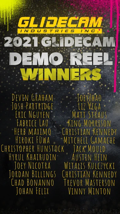 The 2021 Glidecam Demo Reel Competition