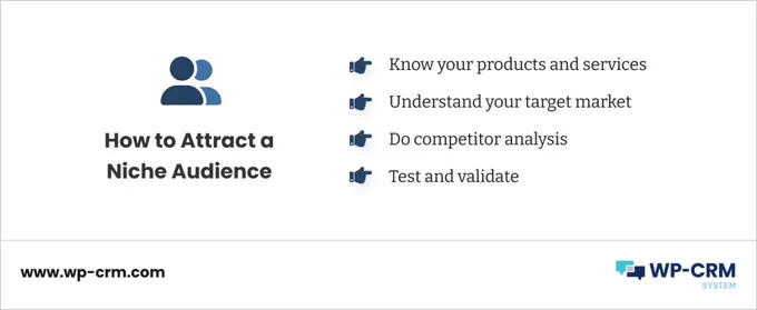 How to attract a niche audience
