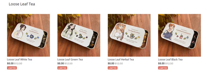 Teas for sale! Teas for sale!!