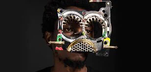 Cyrus Kabiru Macho Nne, Amboseli Mask, 2017, C-type Print on Diasec Mount, 70 x 60 cm