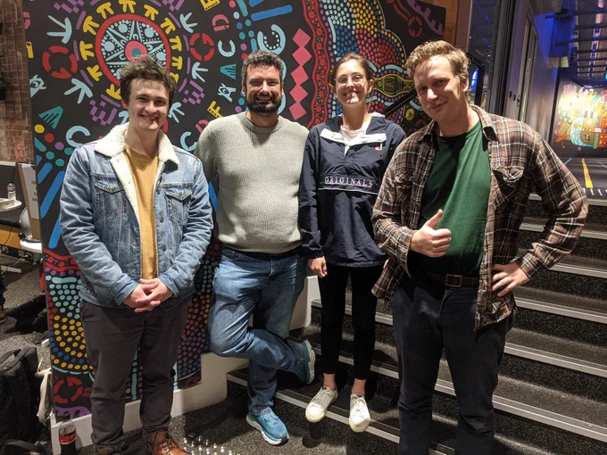 Sponsors and organisers in a photo together