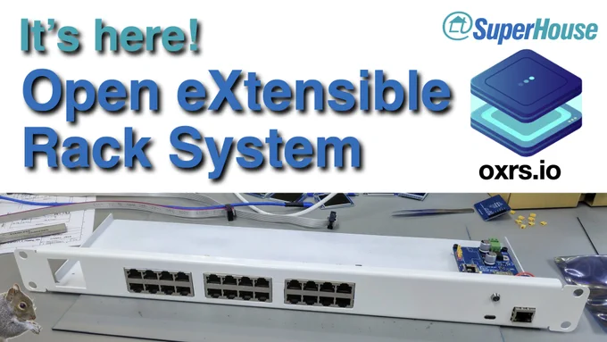 A white rack-mount case which is partly assembled, with a control PCB mounted inside it.