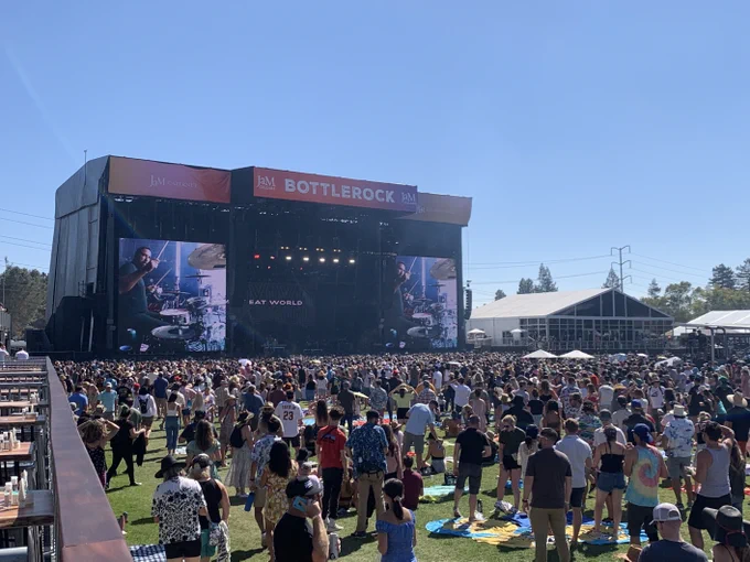 Photo of Bottle Rock main stage venue