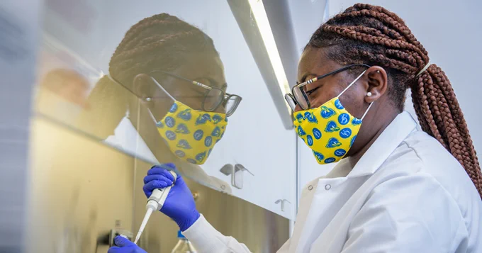 Toni Akin-Adenekan, a chemical engineering major at the University of Delaware