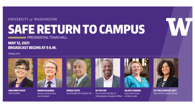 Safe return to campus
May 12 at 9 a.m. PDT