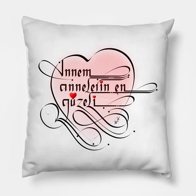 Anneler Günü (Mothers Day) calligraphy written bu Ahmet Arduc.