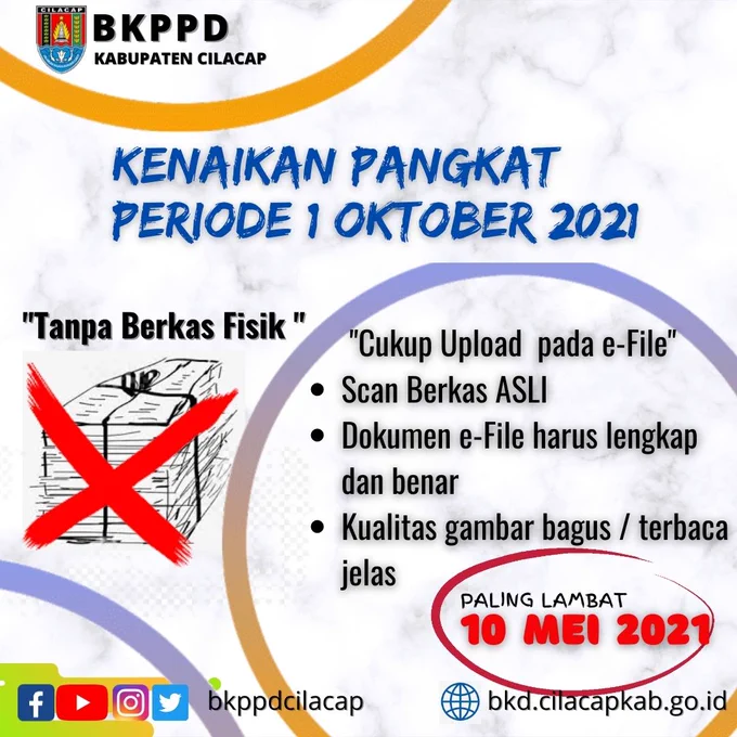 Kenaikan Pangkat Periode 1 Oktober 2021