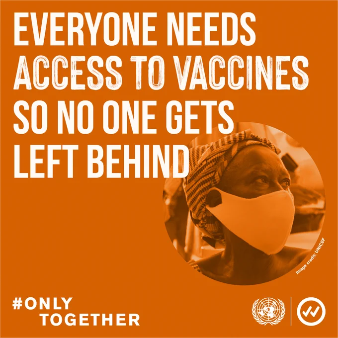Our Finland Lab joins UN entities in Finland call for global solidarity for access to #COVID19 vaccines! 