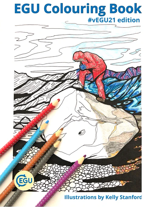 EGU Colouring book - #vEGU21 edition