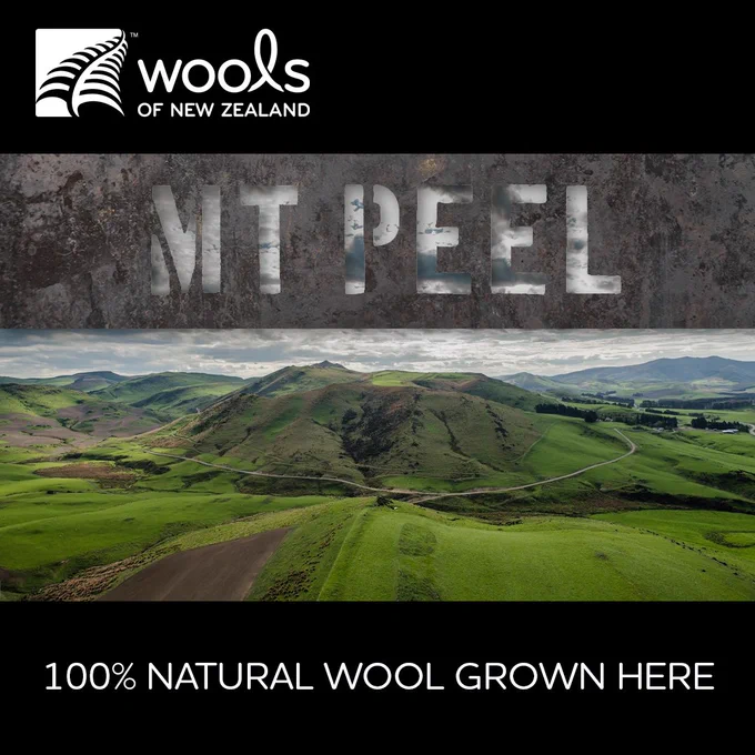 Mt Peel Station growing wool fibre