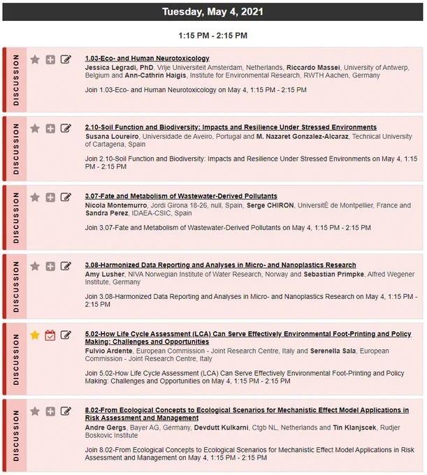 !B SETACEurope2021 Session Overview for Session 5.02-How Life Cycle Assessment (LCA) Can Serve Effectively Environmental Foot-Printing and Policy Making: Challenges and Opportunities, on Tuesday 4 May at 1:15-2:15 pm (CET) on Session