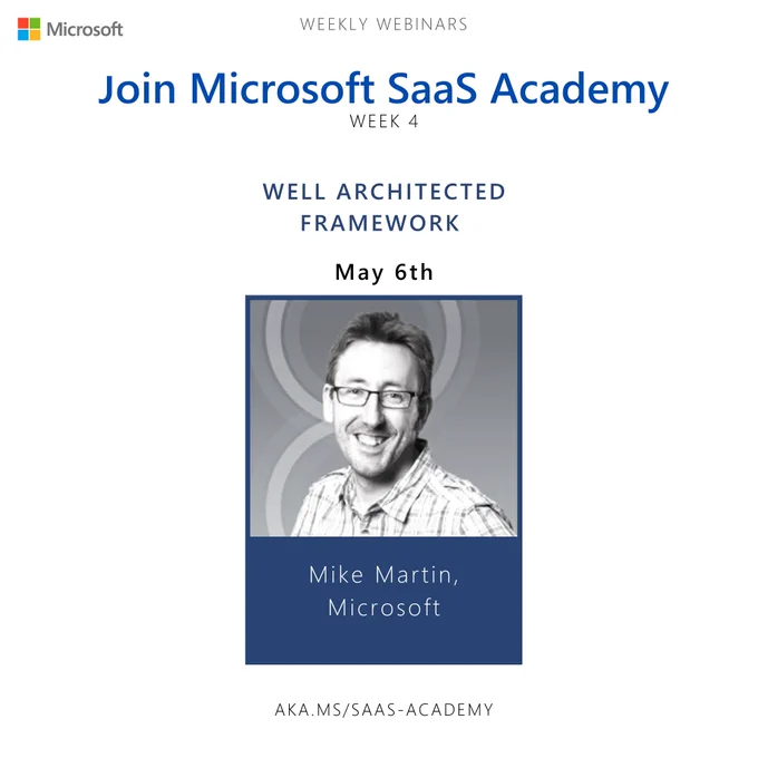 SaaS Academy: Well Architected Framework for SaaS