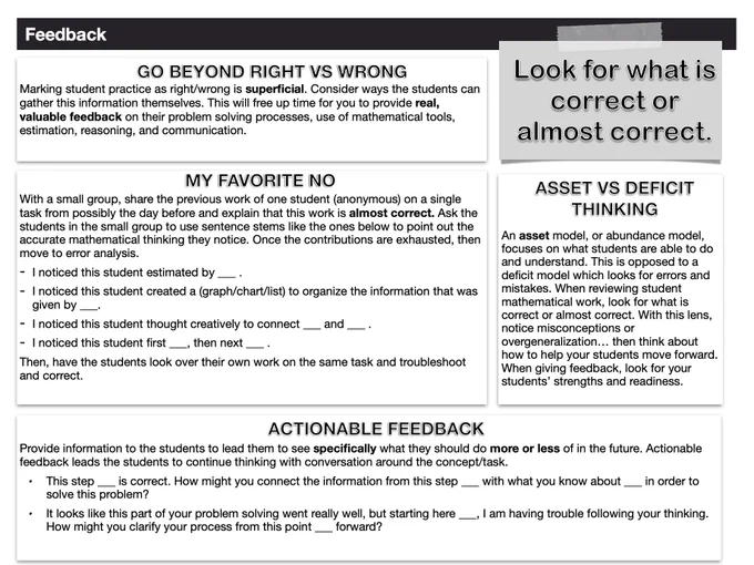 Feedback