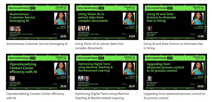 Startups are at the forefront of developing #AI for real-world problems. Check out #TechExceptions and watch how these #startups are developing the future! https://msft.it/6015VmhvJ