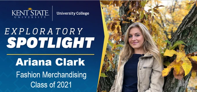 Exploratory Spotlight, Ariana Clark, Fashion Merchandising, Class of 2021 (May)